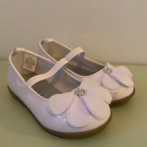 Baby girl white dress Maryjane style shoe